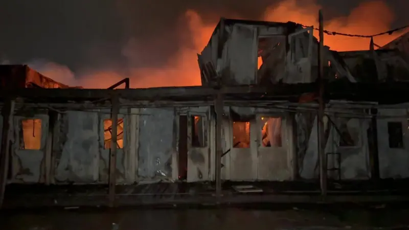 काबुलस्थित लागुपदार्थ दुर्व्यसनीको उपचार र पुनर्स्थापना केन्द्रमा लागेको आगो