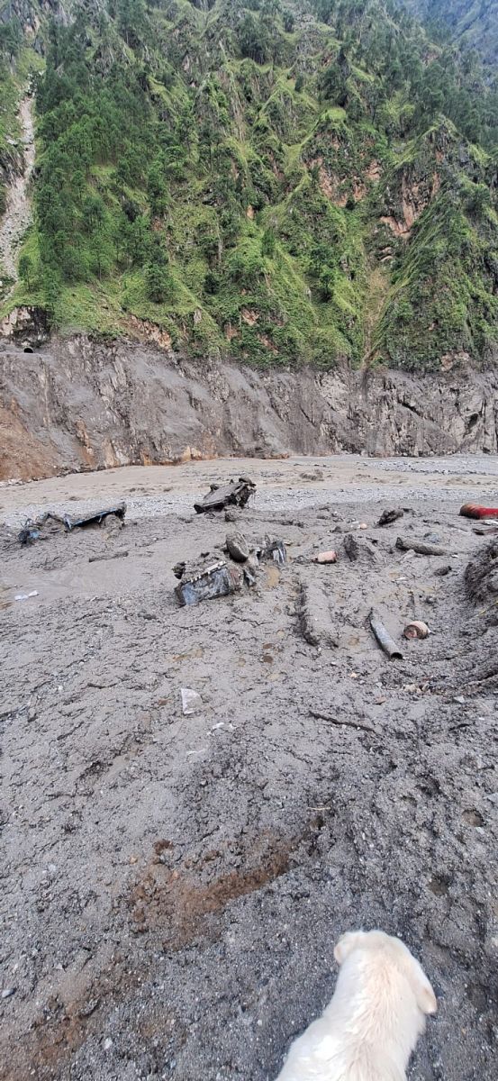 क्षतिग्रस्त सडक