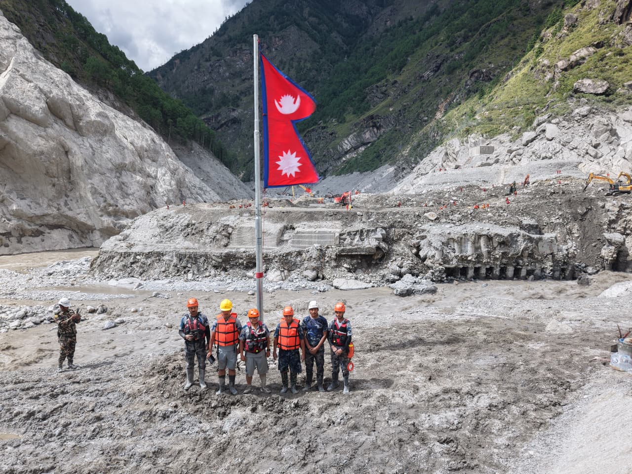 बाढीको कारण परिवर्तन भएको भूभाग