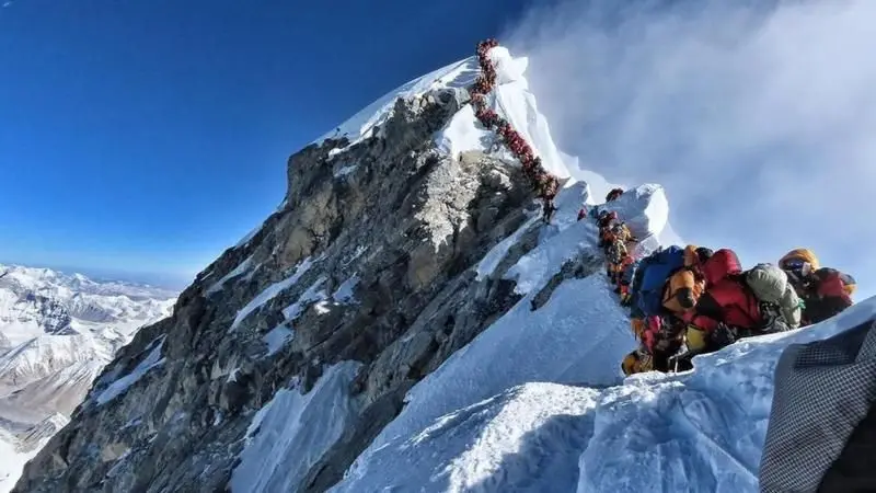 चुचुरोनजिक आरोही धेरै हुँदा ट्राफिक जाम हुने गर्छ